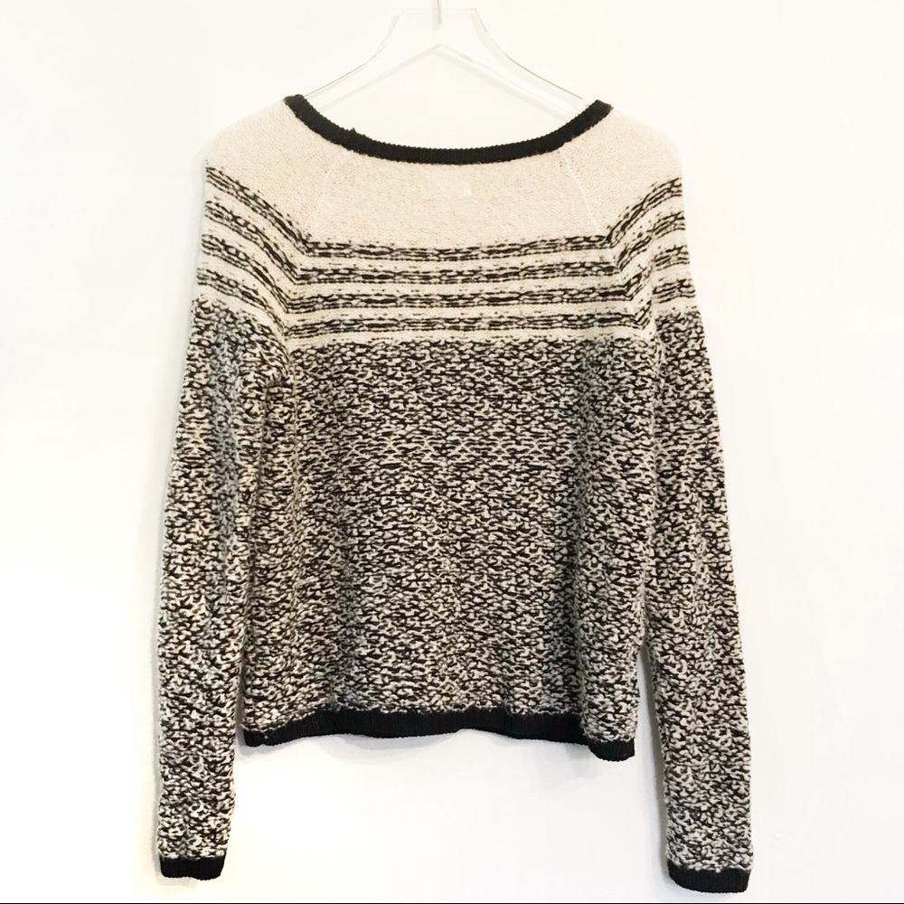 Lou & Grey Cozy Knit Fair Isle Stripe Wool Sweater - Picture 4 of 7